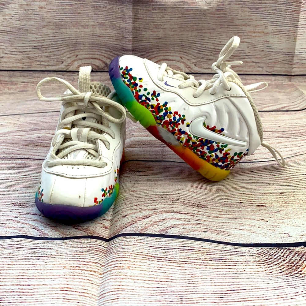 Toddler Nike Little Posite One Fruit Pebbles Size 5C